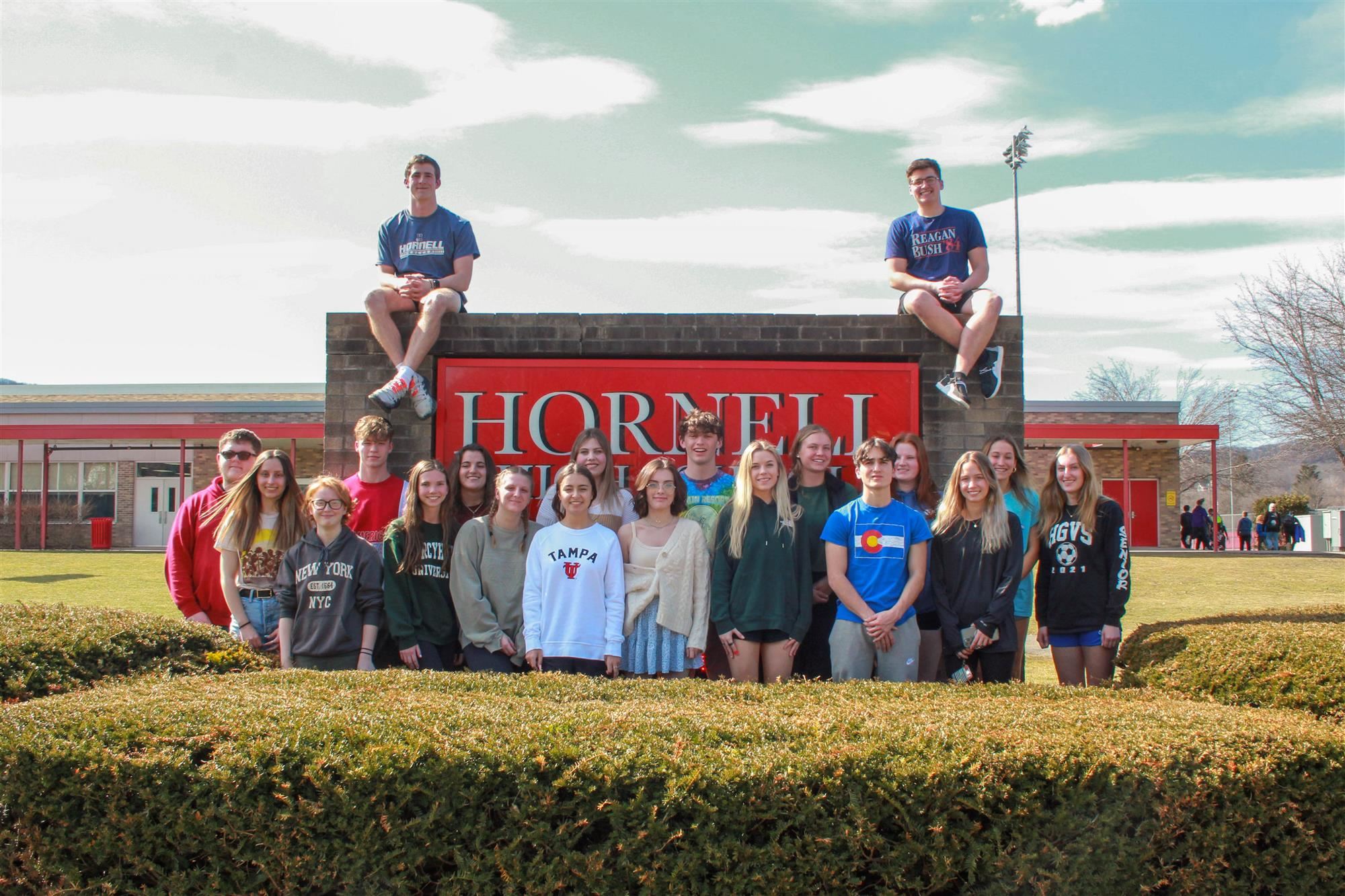 Image of Class of 2022 Honor Graduates at Hornell High School 