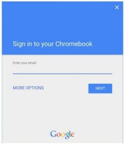 chromebook basics signin