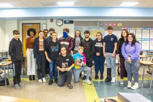 Students meet author Sandra Uwiringiyimana