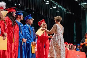 A total of $220,350 in scholarships and grants was awarded to the graduates.