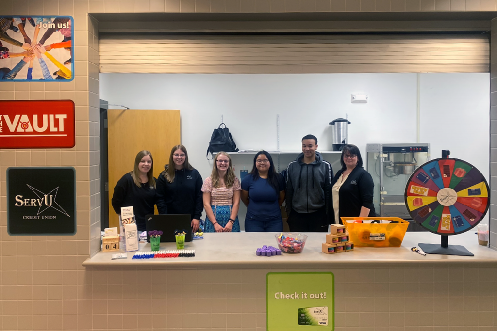 Studentoperated ServU branch now open at Hornell High School Hornell