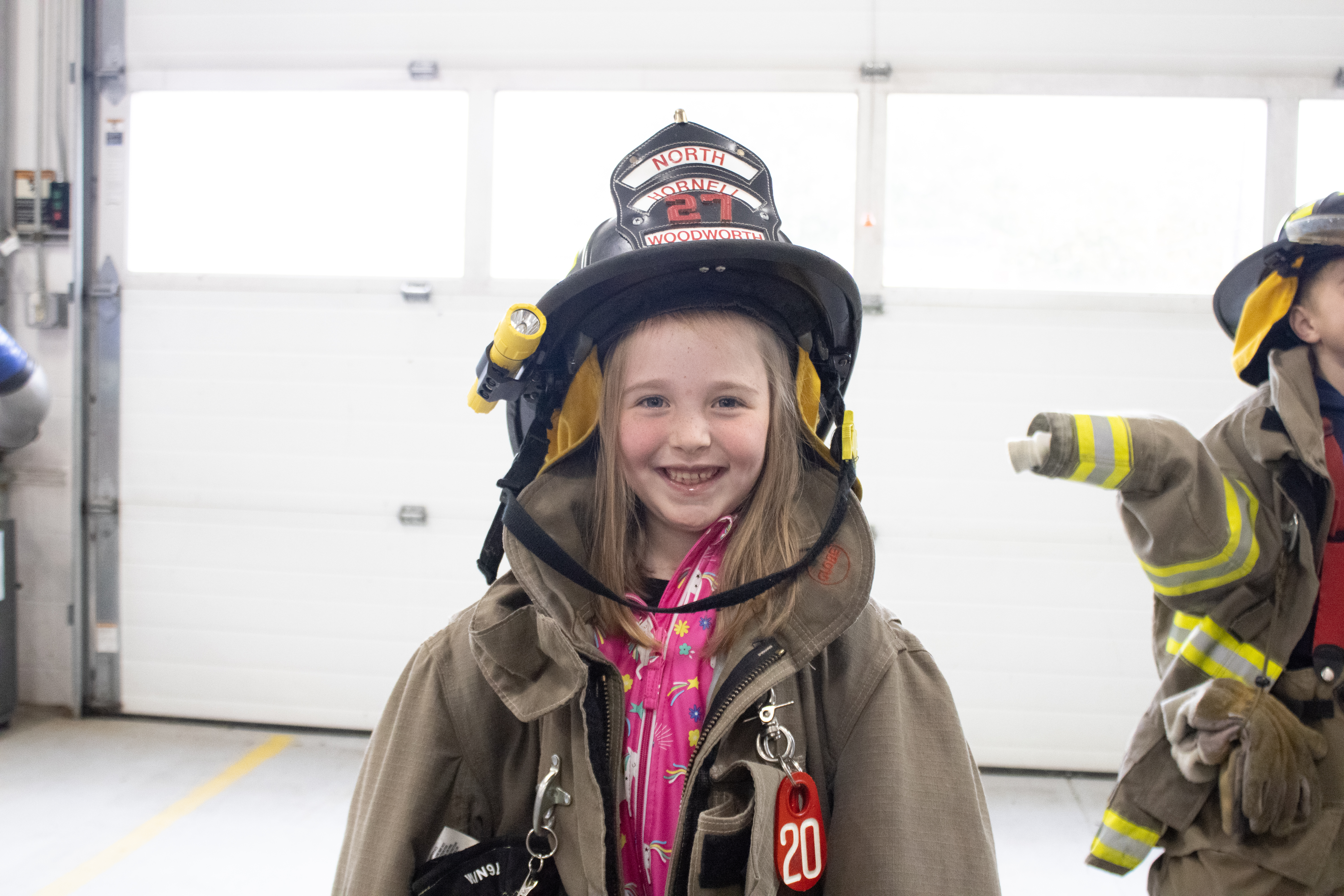 Student at North Hornell Fire House